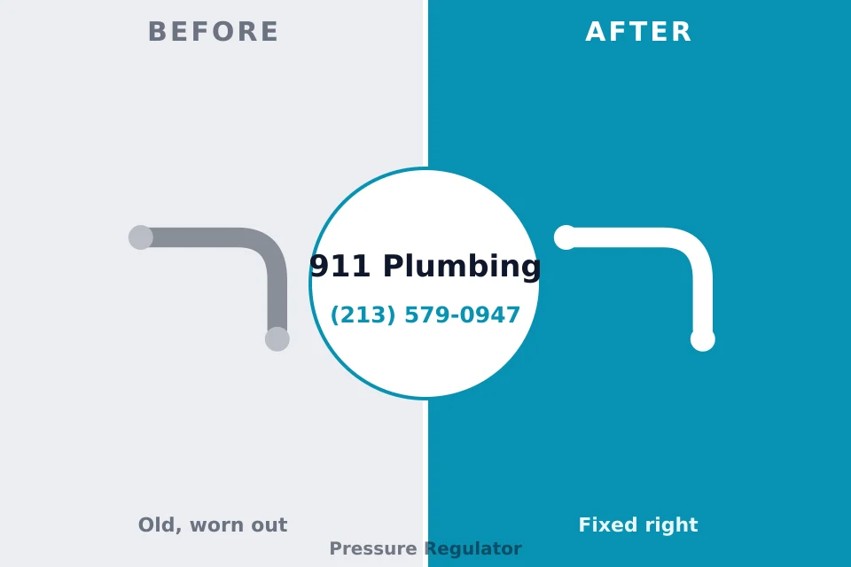 Before and after: plumbing repair Ballston Spa, NY